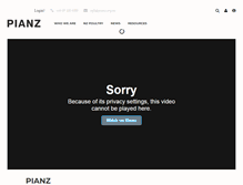 Tablet Screenshot of pianz.org.nz